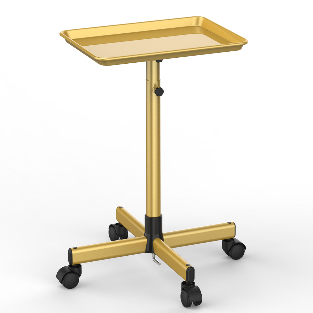 TASALON Aluminum Salon Tray on Wheels - Bronze