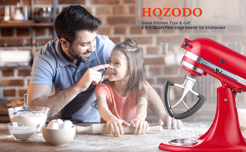 Kitchen Blender Flex Edge Beater Paddle Tilt-Head Stand Mixer Blade Attachment For KitchenAid