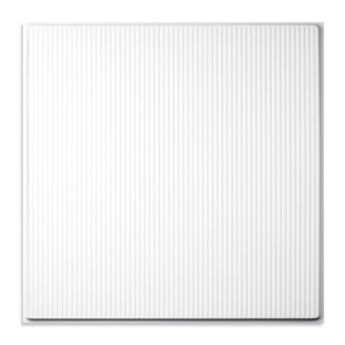 PVC 2 ft. x 2 ft. Stripe Embossing Drop in Ceiling Tile (48 sq.ft./case)