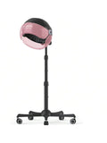 TASALON Ionic Hooded Hair Dryer, 1875W Adjustable Height Standing Bonnet Dryer for Home and Salon - Pink
