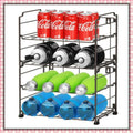 2-Tier (2 Pack) Stackable Freestanding Water Bottle Storage Rack in Bronze