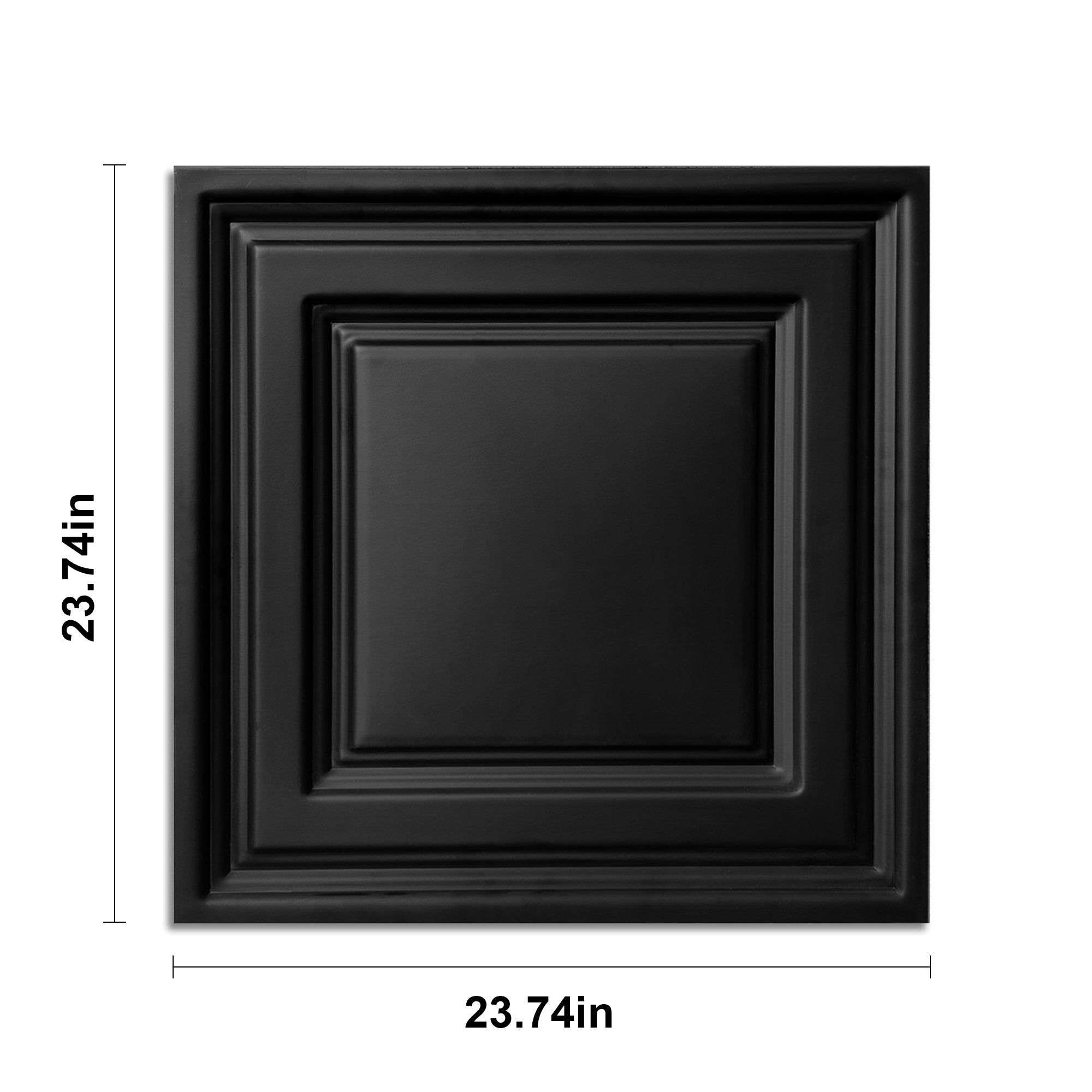 2 ft. x 2 ft. Line Art PVC Lay-in Ceiling Tile (48 sq. ft./case)