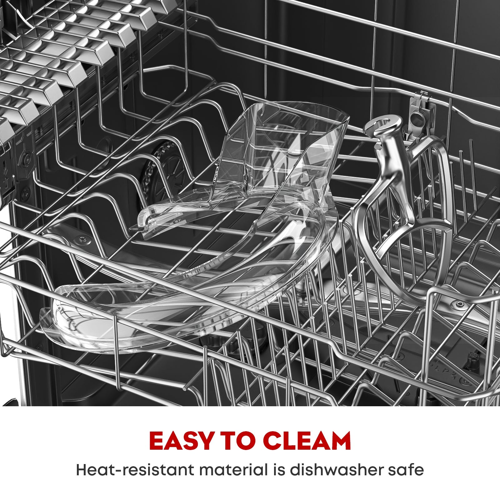 Pouring Shield for KitchenAid Stand Mixer, with Stainless Steel Paddle Attachment for Kitchenaid Mixer