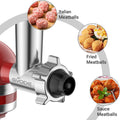 Metal Silver Food Grinder Attachment for KitchenAid Stand Mixers