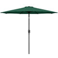 9 ft. Steel Market Tilt Patio Umbrella in Green