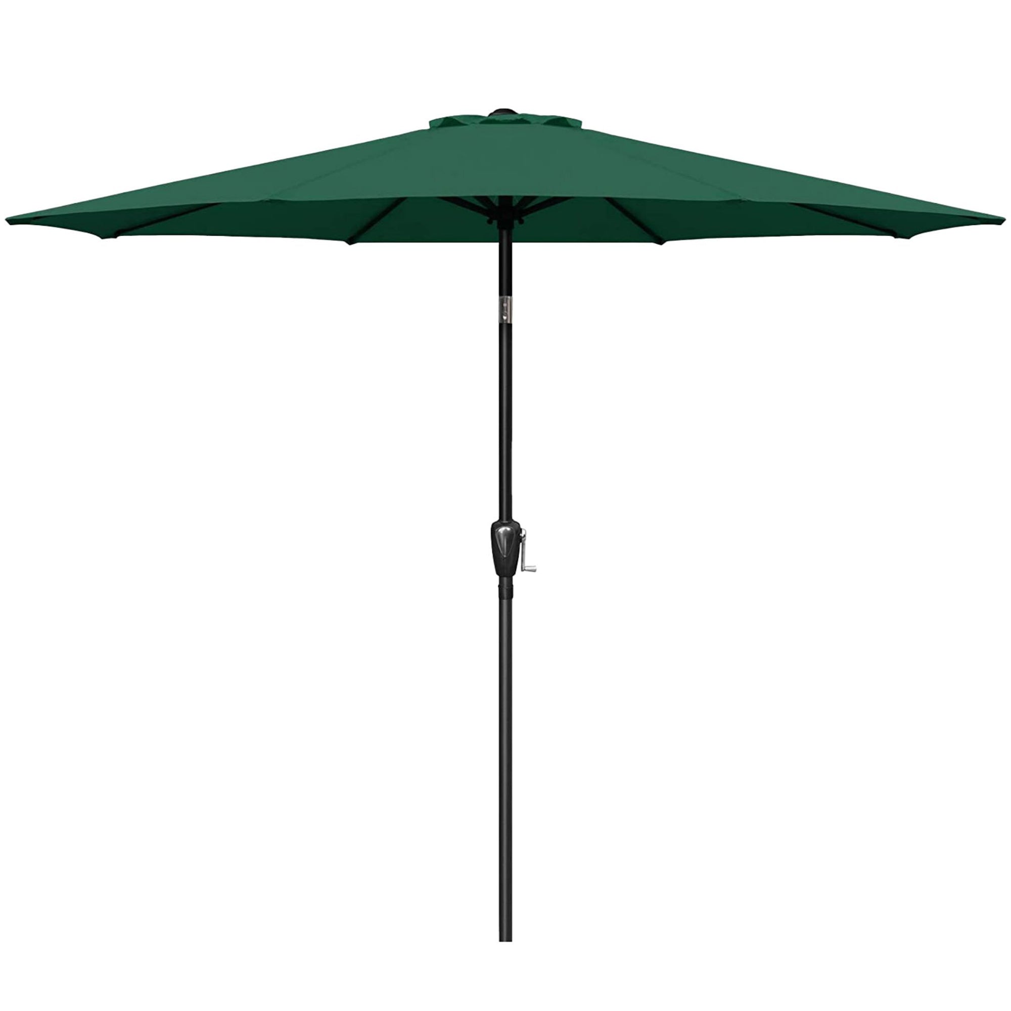 9 ft. Steel Market Tilt Patio Umbrella in Green