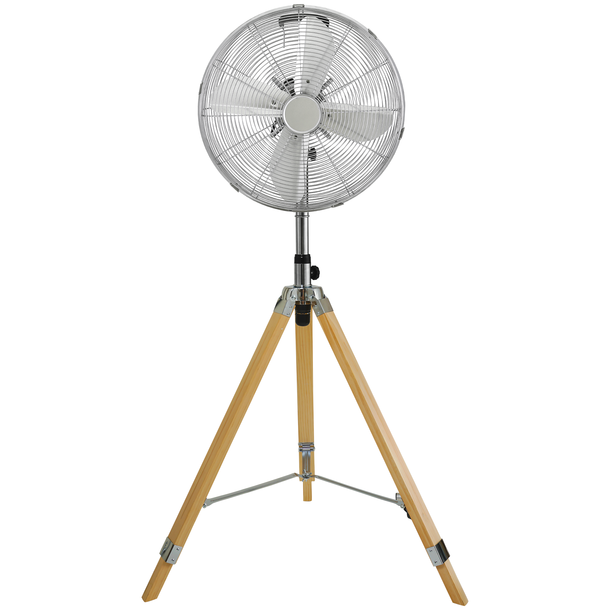 16 " Retro Tripod Fan 3 Speeds Adjustable Height