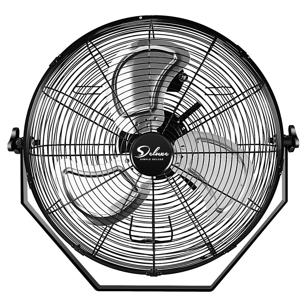 18 in 3-speed Switches industrial Wall-Mount Fan in Adjustable Tilt