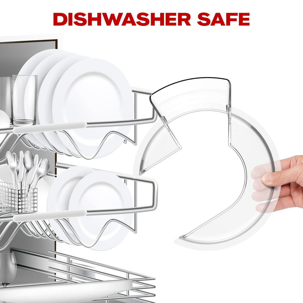 Pouring Shield for Kitchen Aid 4.5 and 5-Quart Tilt-Head Stand Mixers, Dishwasher Safe